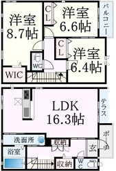 芦屋駅 徒歩8分 1-2階の物件間取画像